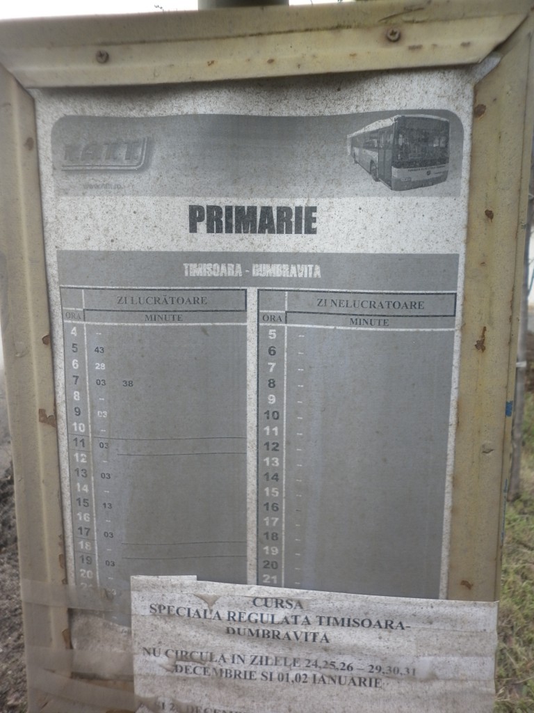 PROGRAM AUTOBUZE 768x1024 RATT in Dumbravita pentru doua luni